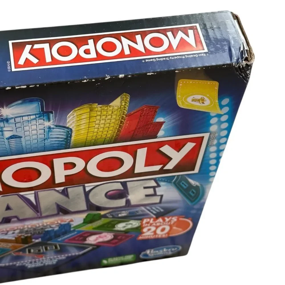 Monopoly Chance Kids Family Board Game Screen-Free Fun.